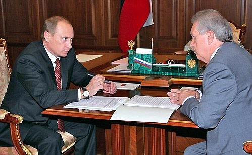 Встреча с главой Республики Коми Владимиром Торлоповым.