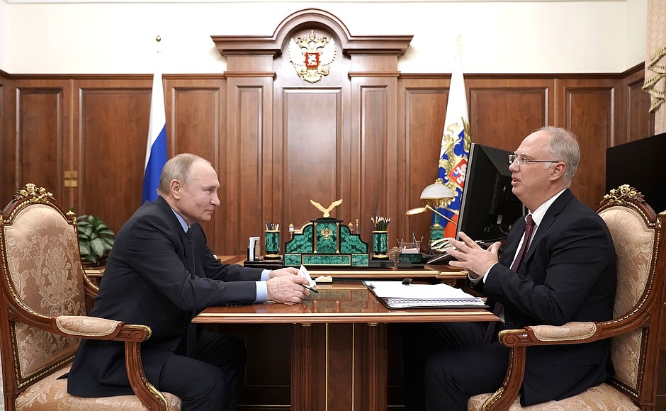 With Russian Direct Investment Fund CEO Kirill Dmitriev.