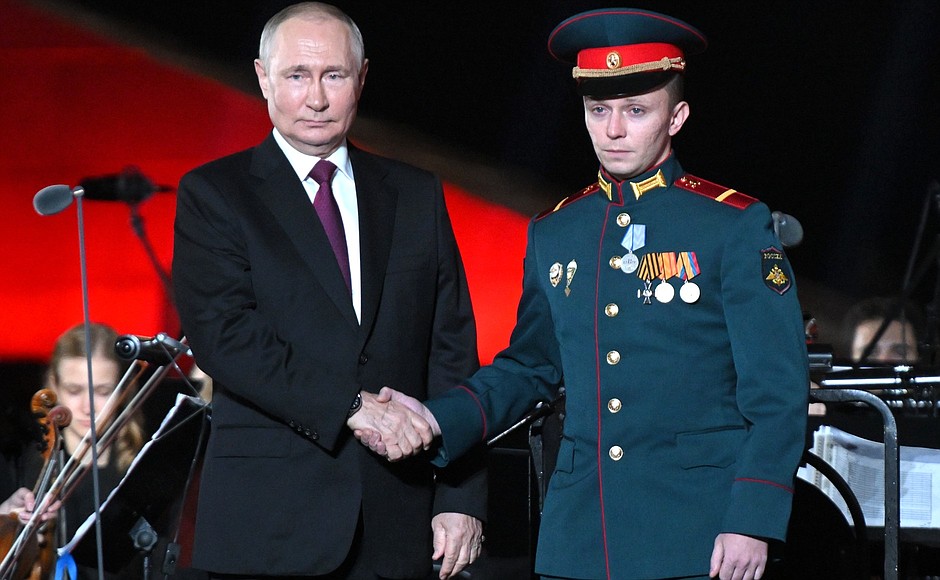 Corporal Ilya Gavrilov was awarded the Medal for Bravery.