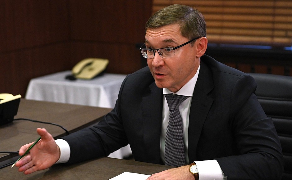 Presidential Plenipotentiary Envoy to the Urals Federal District Vladimir Yakushev.