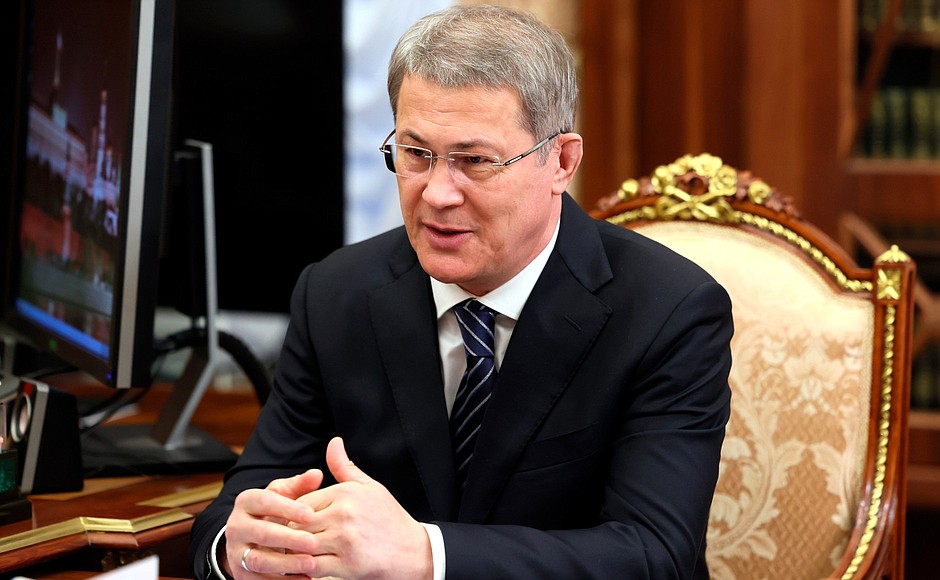 Head of the Republic of Bashkortostan Radiy Khabirov.