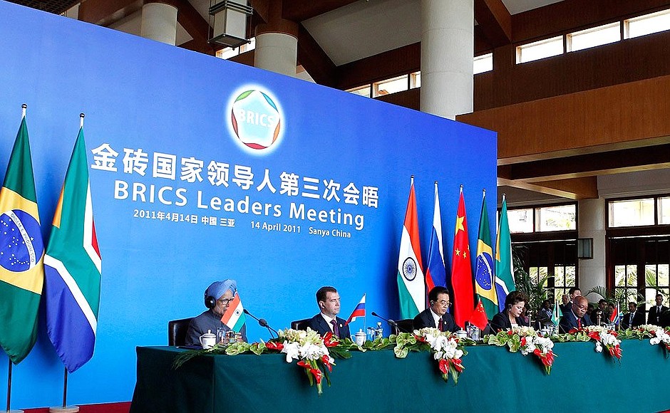 Press statements following the BRICS summit.