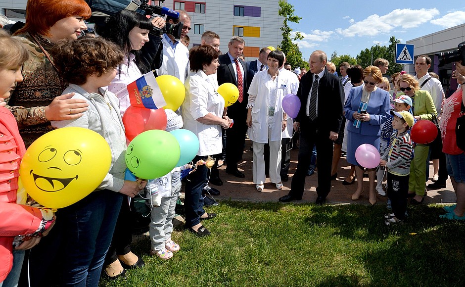 Visiting the Dima Rogachev Federal Research Centre for Paediatric Haematology, Oncology and Immunology.