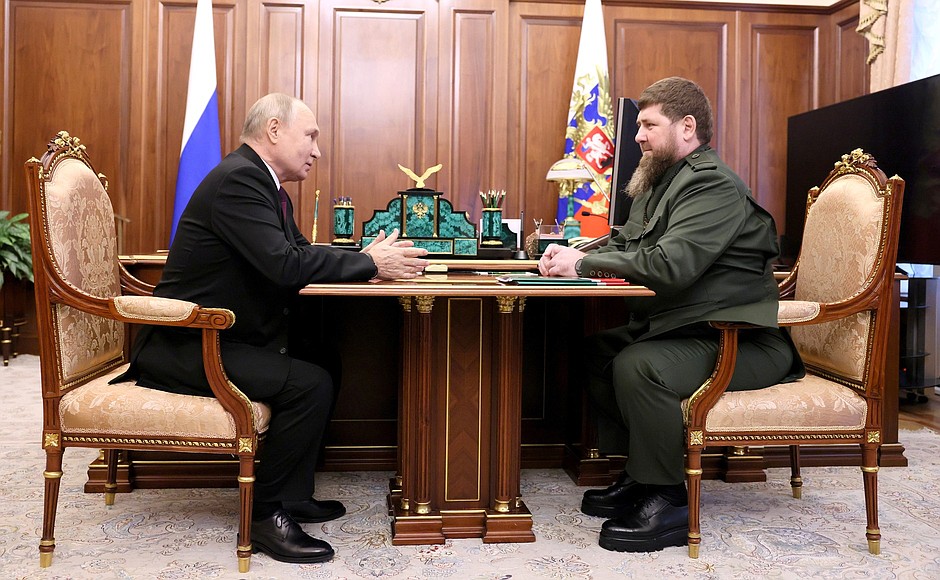 C главой Чечни Рамзаном Кадыровым.