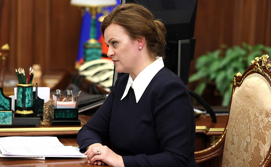 Председатель фонда «Защитники Отечества» Анна Цивилёва.