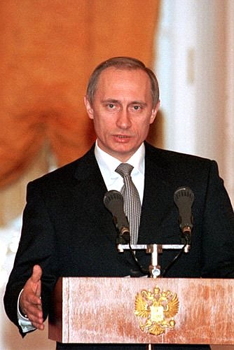Выступление на церемонии вручения Государственных премий России 1999 года в области науки и техники.