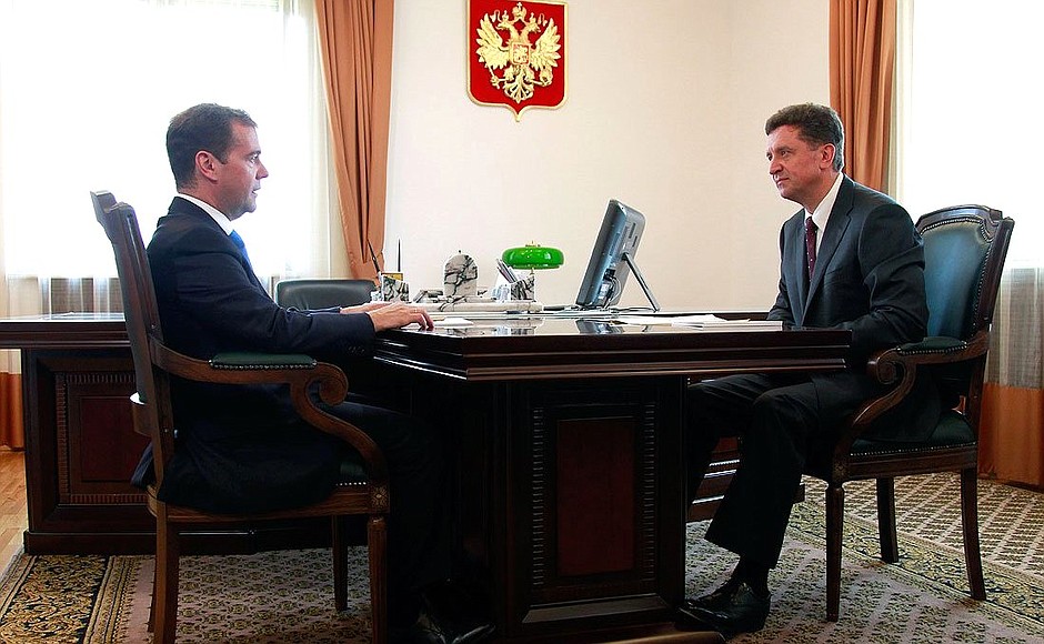 С губернатором Ставропольского края Валерием Гаевским