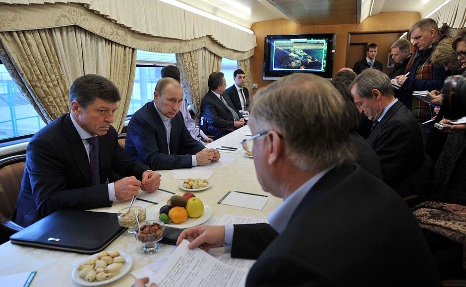 Meeting on preparations for 2014 Winter Olympics in Sochi.