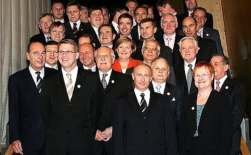 Participants in the informal Russia-EU summit.