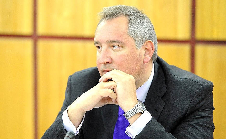 Meeting on implementing the state armament programme for ground forces. Deputy Prime Minister Dmitry Rogozin.