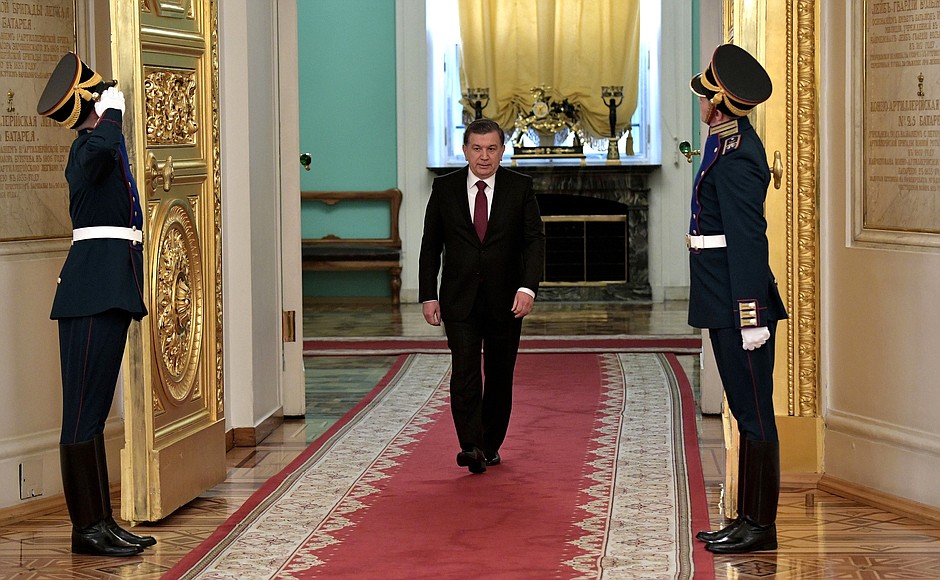 President of Uzbekistan Shavkat Mirziyoyev.