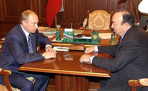 Встреча с президентом Башкирии Муртазой Рахимовым.