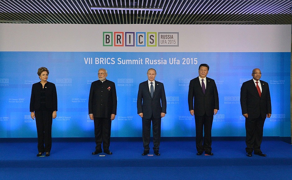 Участники саммита БРИКС.