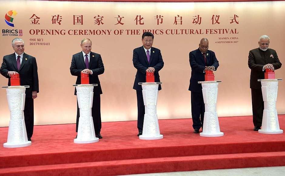 Opening of BRICS Countries’ Cultural Festival.