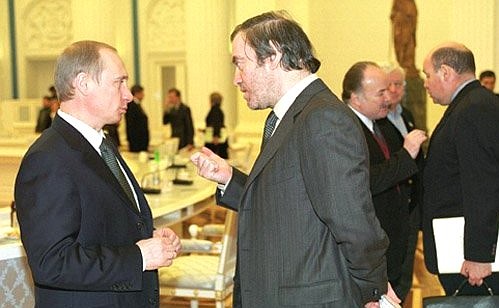 Presidential Culture and Art Council meeting. President Vladimir Putin with Valery Gergiev, Mariinsky Theatre artistic director.
