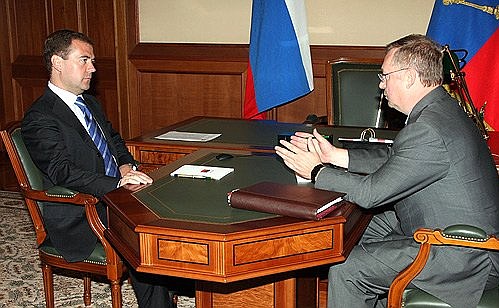 С Председателем Счётной палаты Сергеем Степашиным.
