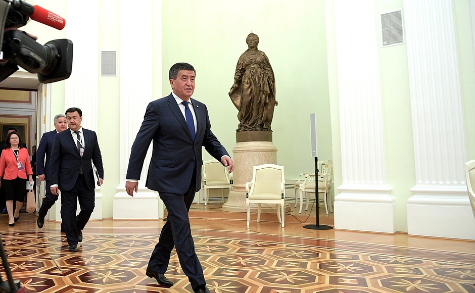 President of Kyrgyzstan Sooronbay Jeenbekov