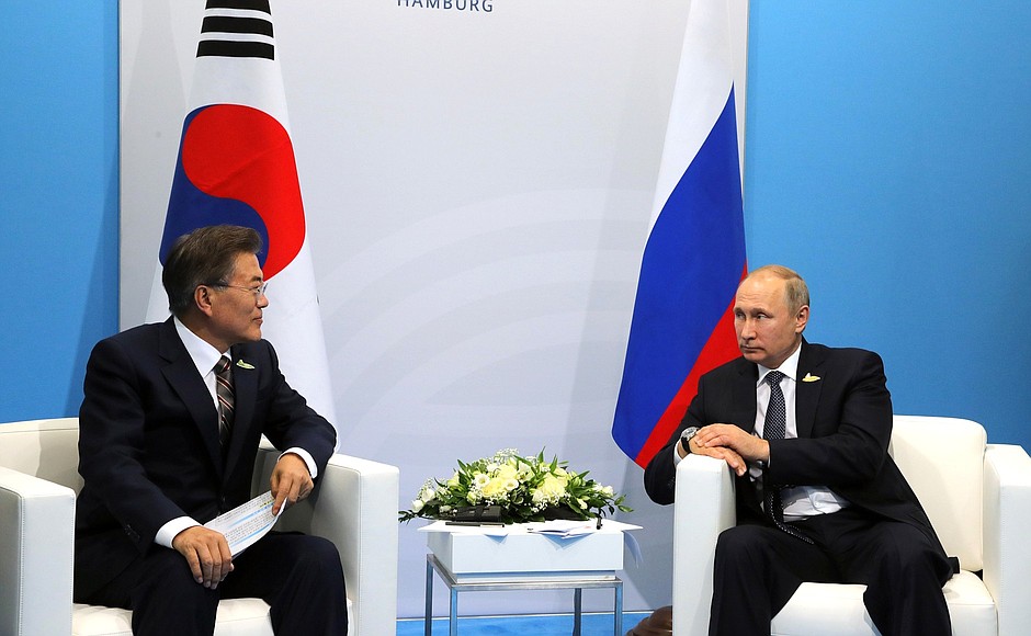 С Президентом Республики Кореи Мун Чжэ Ином.