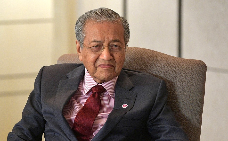 Премьер-министр Малайзии Махатхир Мохамад.