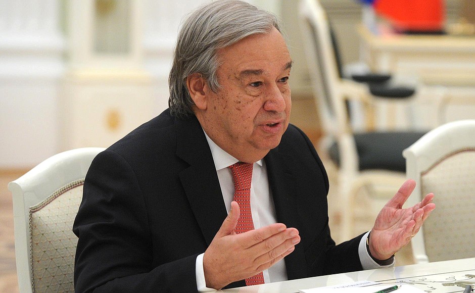 UN Secretary-General-designate António Guterres.