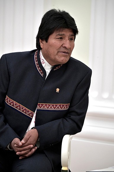 President of Bolivia Evo Morales.
