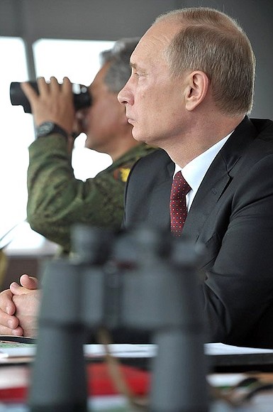 During the military exercises being held as part of the comprehensive troop inspection in the Eastern Military District.