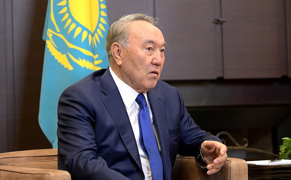 President of Kazakhstan Nursultan Nazarbayev.