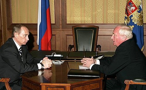 Рабочая встреча с губернатором Томской области Виктором Крессом.