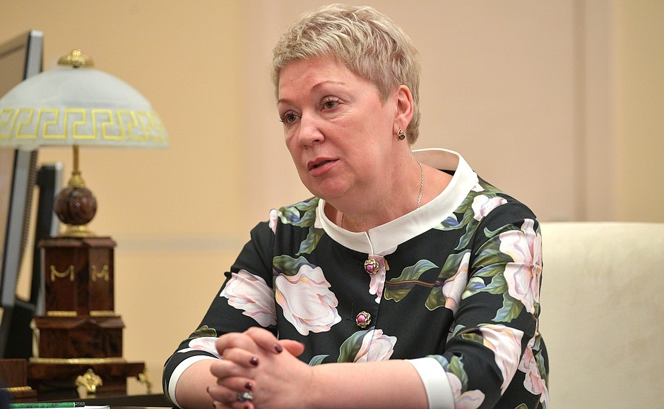 Education Minister Olga Vasilyeva.