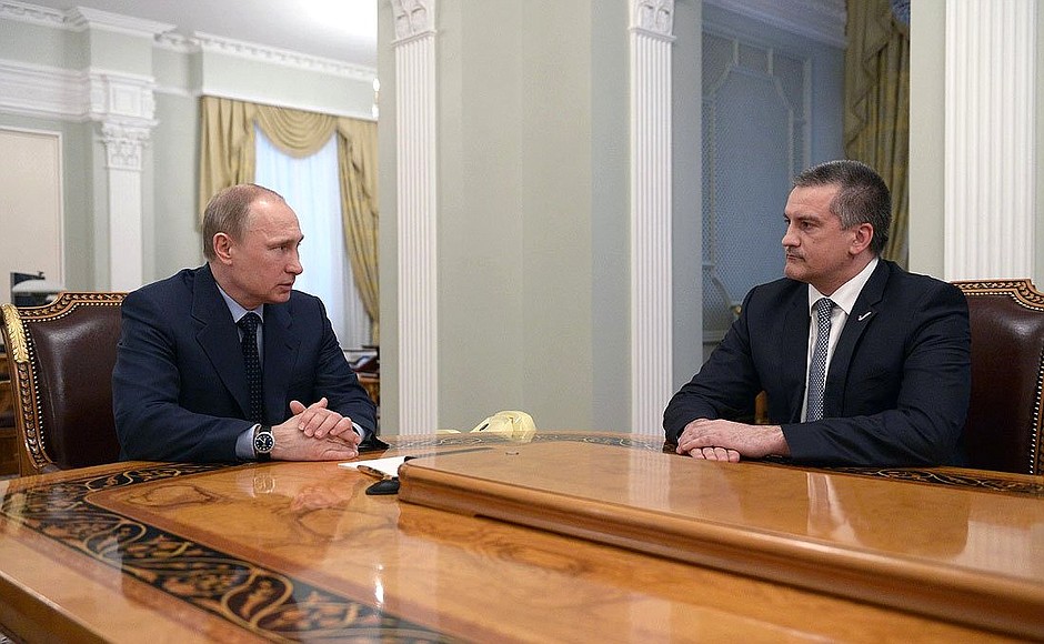 Meeting with Sergei Aksyonov.