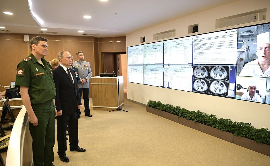 Visit to the Kirov Military Medical Academy Clinic.