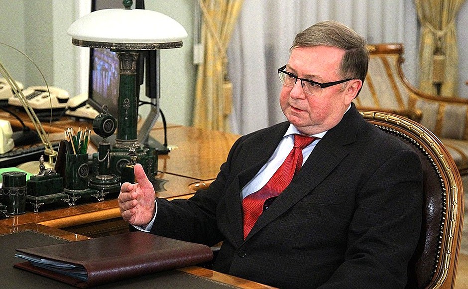 Председатель Счётной палаты Сергей Степашин.