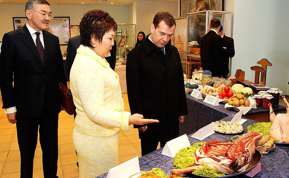 Visiting exhibition of goods produced by entrepreneurs who received subsidies through small business and self-employment support programme.