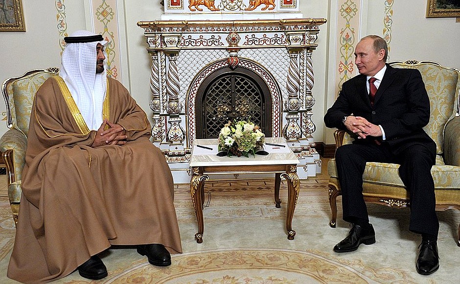 Встреча с Наследным принцем Абу-Даби Мухаммедом Аль Нахайяном.