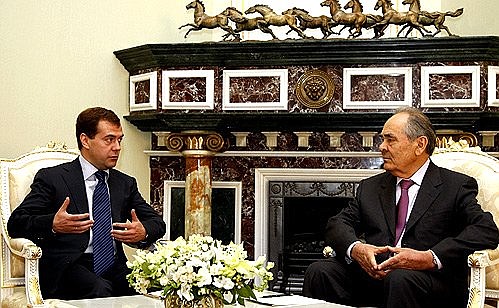 С Президентом Татарстана Минтимером Шаймиевым.