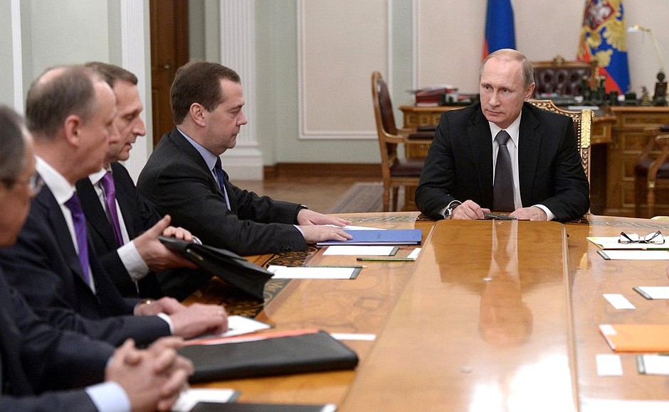 Meeting with permanent Security Council members.