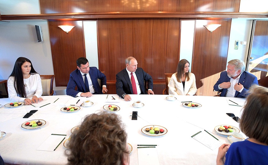 Meeting with members of the public of Yaroslavl Region.