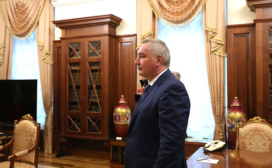 Генеральный директор государственной корпорации «Роскосмос» Дмитрий Рогозин.