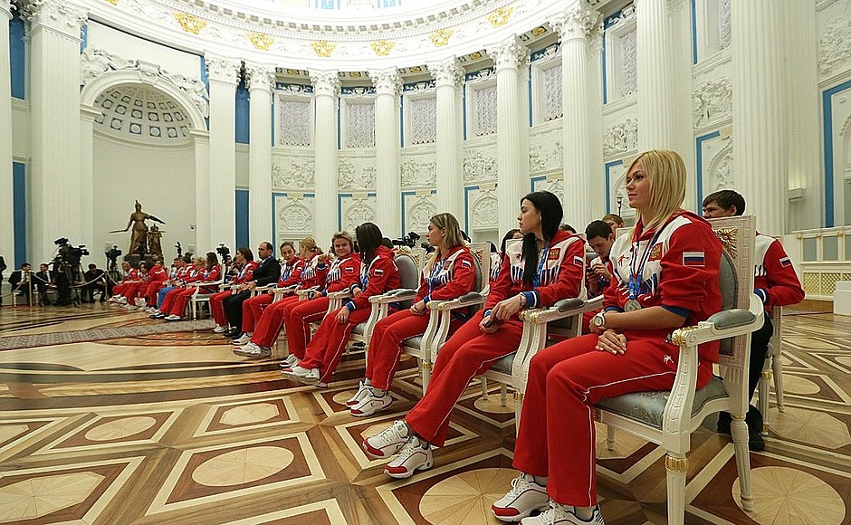 Champions and prizewinners of the 2013 Winter Universiade.