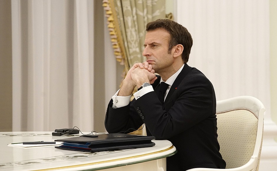 President of France Emmanuel Macron.