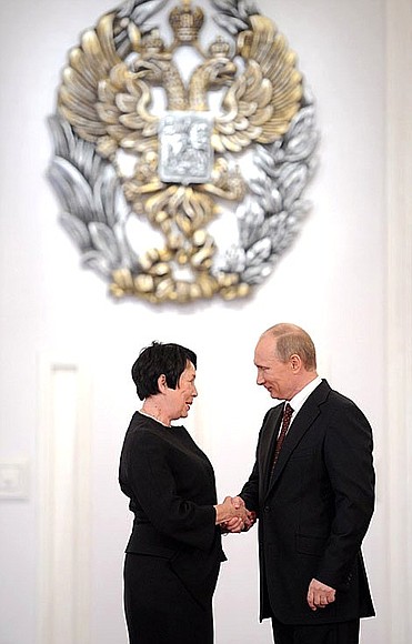 The Russian Federation National Award in Literature and Arts is conferred to Galina Malanicheva.