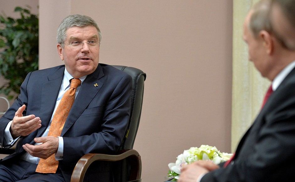 IOC President Thomas Bach.