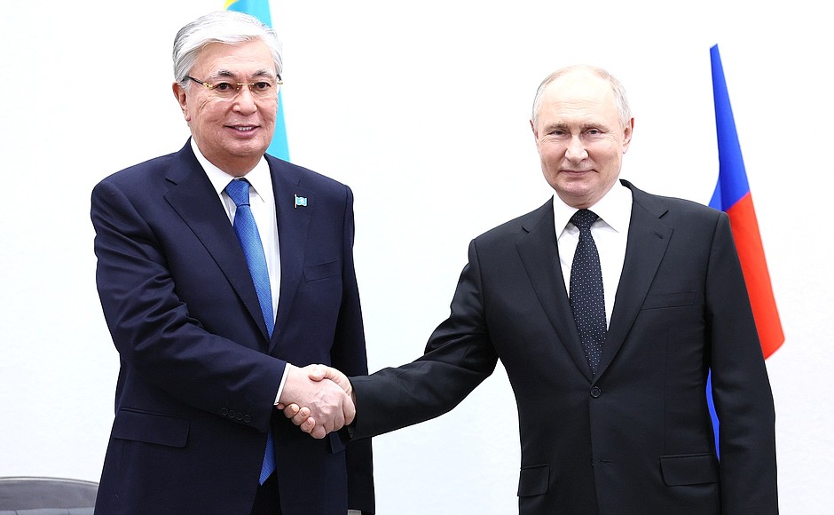 С Президентом Казахстана Касым-Жомартом Токаевым.