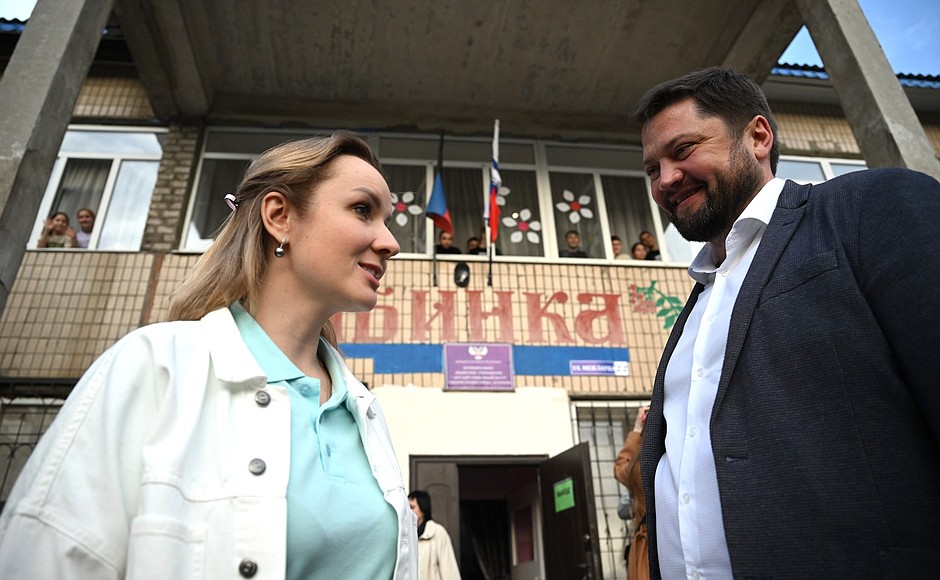 Maria Lvova-Belova made a working trip to the Donetsk People’s Republic.