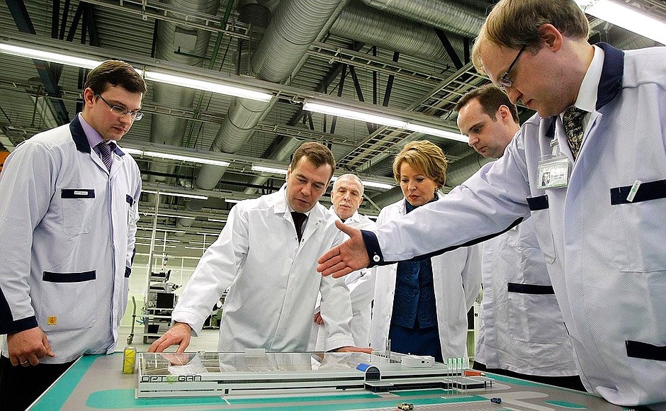 Посещение завода по производству светодиодов «Оптоган Таллинское».