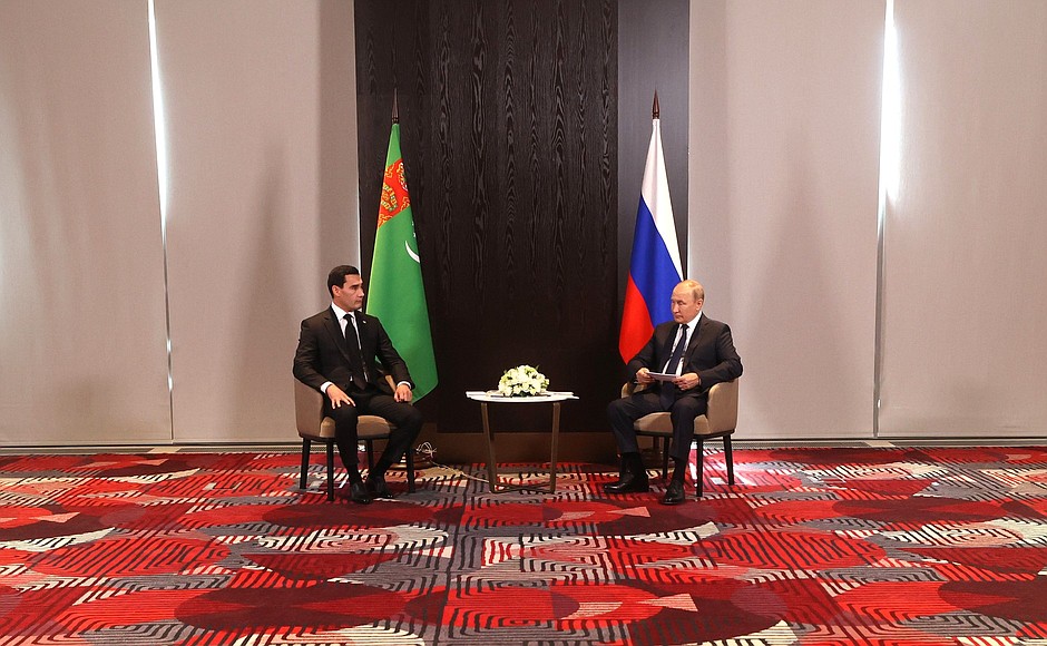 Meeting with President of Turkmenistan Serdar Berdimuhamedov.