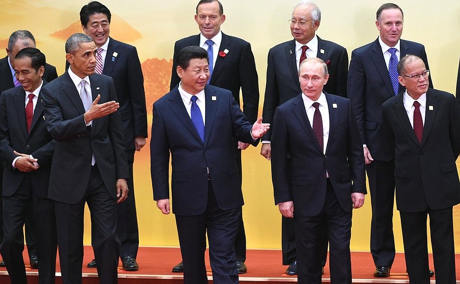 APEC leaders’ joint photo session.