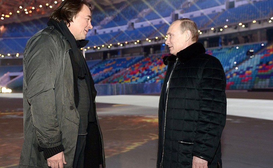 Vladimir Putin congratulated Konstantin Ernst on his birthday. Mr Putin met with Mr Ernst at the Fisht Stadium during preparations for the XXII Winter Olympics’ opening ceremony.