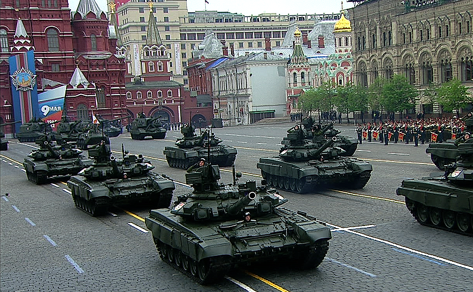 Military parade on Red Square to celebrate the 67th anniversary of Victory in the Great Patriotic War.