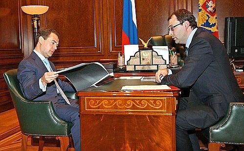 С губернатором Чукотского автономного округа Романом Копиным.